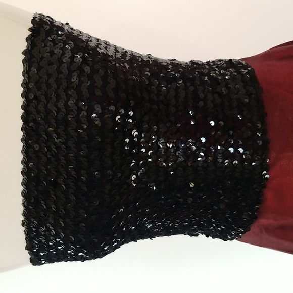 Strapless sequined top - Picture 3 of 7